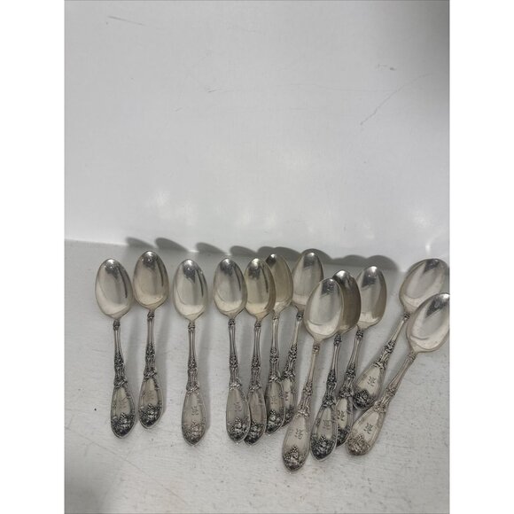 121881 Rogers Brothers A1 Silverplate La Vinge Grapes 6 In Spoons - Picture 1 of 6